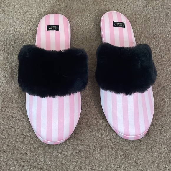 Victoria Secret Satin Slippers - Picture 2 of 4